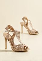  Play All The Spangles Metallic Heel In 6