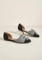 Modcloth Remember That Tie? D'orsay Flat In 7