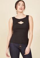  Stand Your Fairground Tank Top In Licorice In L