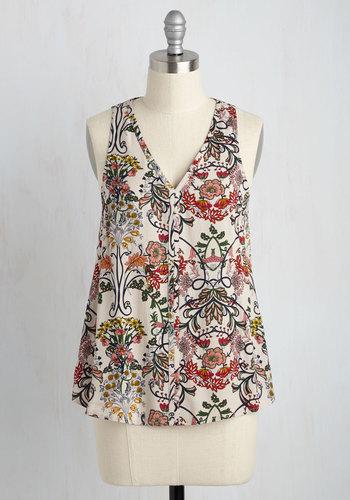  Cuisine Curiosity Sleeveless Top In S