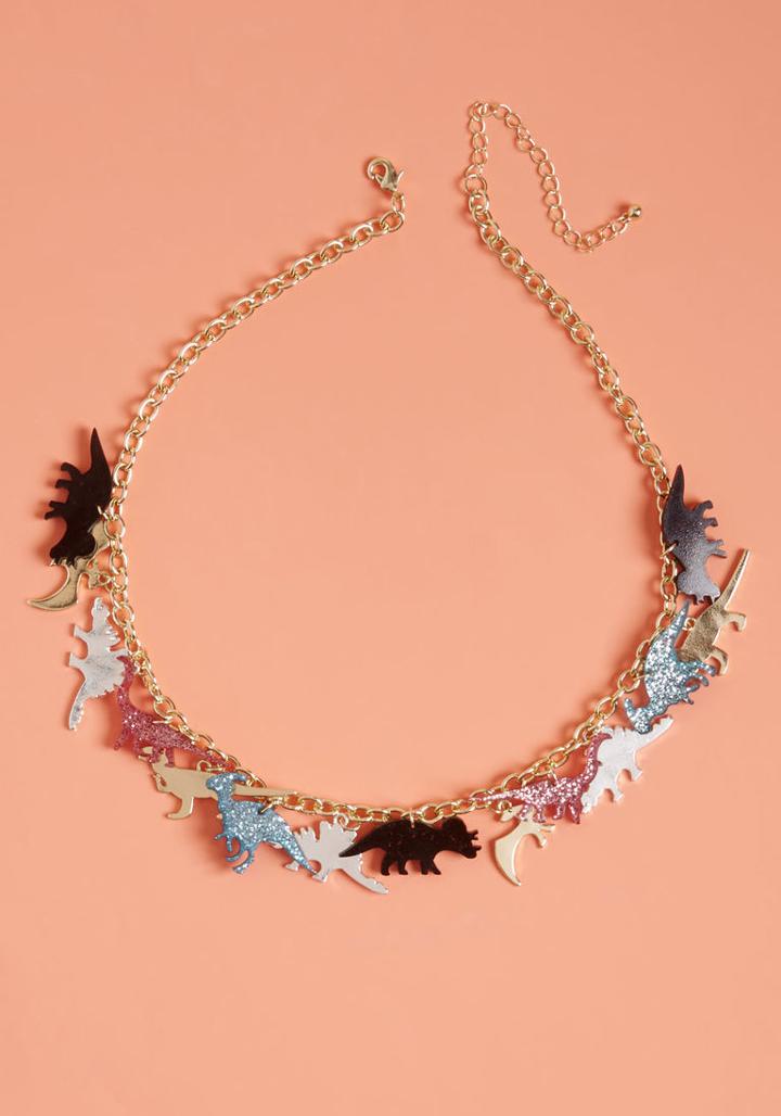 Modcloth Prehistoric Panache Necklace