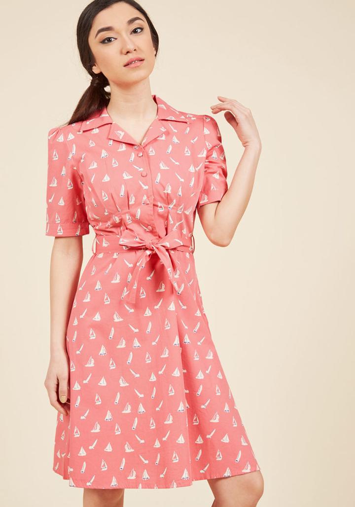  Vogue View Shirt Dress In 8 (uk)
