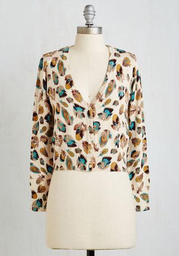 Missjoliemtjlondonltd Standout Of This World Cardigan In Feathers