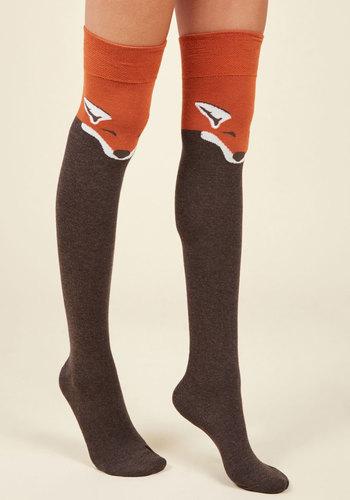  Fur The Win Thigh Highs In Brown Fox