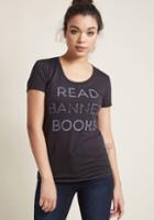 Modcloth Binding It Hard To Believe Graphic Tee In 1x