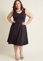 Modcloth Cityscape Escape A-line Dress In 2x