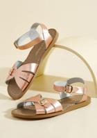  Spritz Of Salt Water Leather Sandal In Rose Gold In 7 Uk