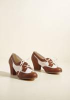 Baitfootwear B.a.i.t. Footwear Nostalgic Sass Oxford Heel In 8.5