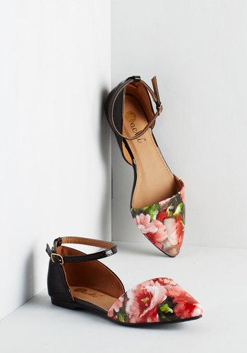 Machifootwear Vivid It Up Flat In Roses