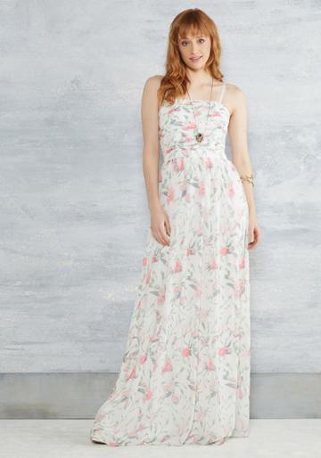 Erinbyerinfetherston Of Grace And Grandeur Maxi Dress In White In 8