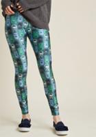 Modcloth Owl Be There Leggings In Xl