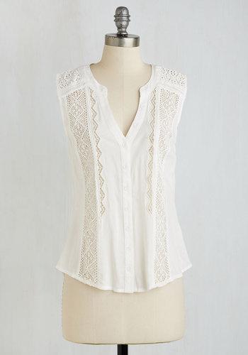 Andreeinternationalinc Eleventh Hour Effortlessness Top In White