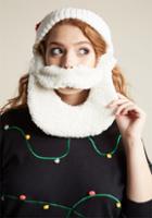 Modcloth Old Saint Knit Hat With Beard