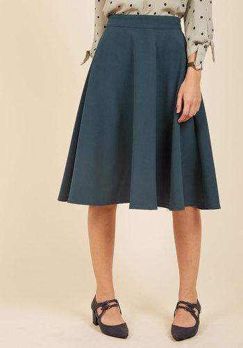  Bugle Joy A-line Skirt In Lake In 1x