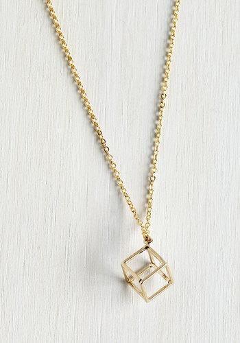 Fameaccessories Cube And Me Together Necklace