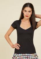  Ooh La La Lady Top In Ink In 2x