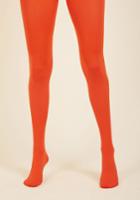  Accent Your Ensemble Tights In Persimmon In S