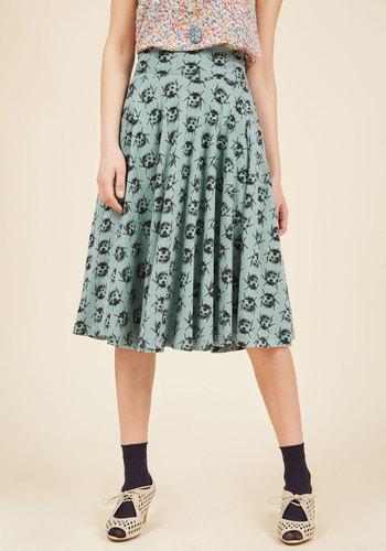 Easy Peasy, Livin' Breezy Midi Skirt In Ladybugs In L