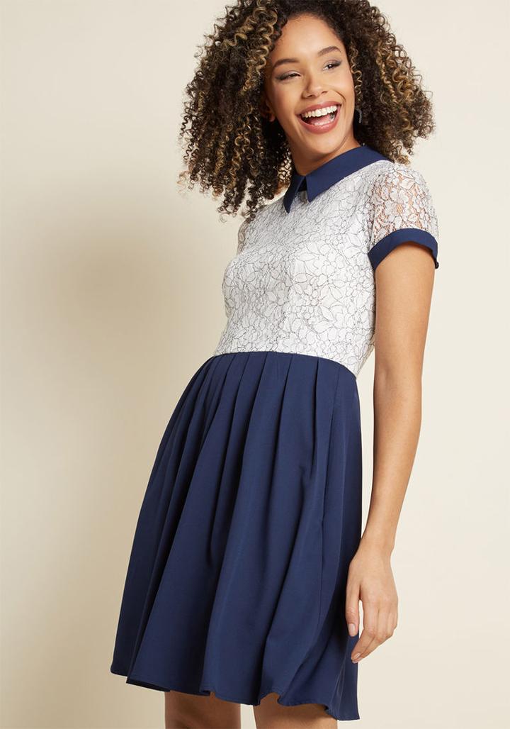 Modcloth Looking Ladylike Shirt Dress In 3x