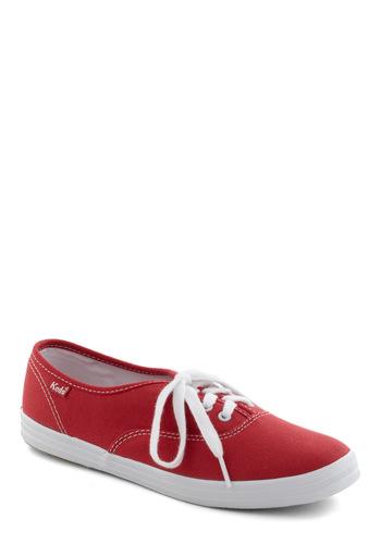 Keds It's Been Too Longboard Sneaker In Red