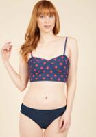Modcloth Sunbathing Beauty Swimsuit Bottom In Navy In 22