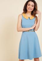  Work To Play A-line Dress In Sky In 1x