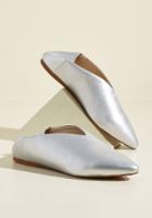  I Got You Babouche Vegan Shoe In Silver In 7