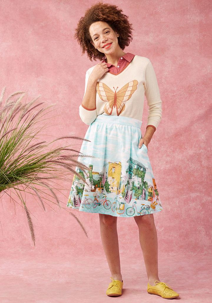  Mariposa Merriment Sweater In S