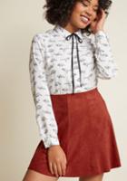 Bbdakota Flirt Alert Faux-suede Mini Skirt In 4