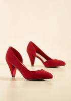  Treasure Stroll Heel In Ruby In 6