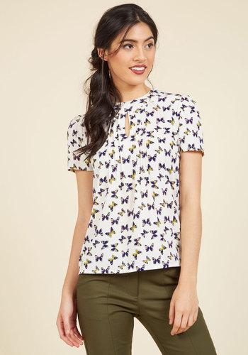  Yard Work And Dedication Top In Butterflies In 8 (uk)