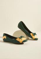 Modcloth Clever So Sweet Flat In Forest In 8