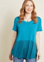 Modcloth Like A Daydream Tunic In Teal In 3x