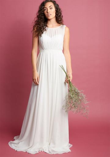 Jennyyoo Jenny Yoo Reverie Moment With You Maxi Dress In Ivory