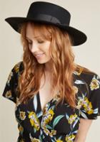 Modcloth Thrilled To The Brim Hat