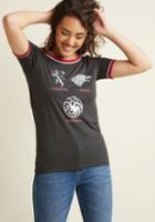 Modcloth How Westeros Was Won Graphic T-shirt In Xl