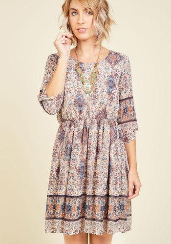  Boho Beauty A-line Dress In M