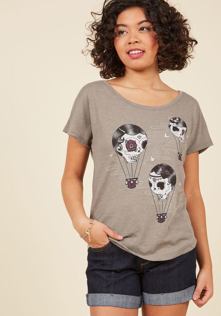 Modcloth A Twist Of Inflate T-shirt