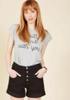  Karaoke Songstress Shorts In Black In M