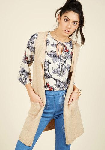  Vest Assured Cardigan In M/l
