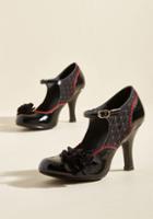 Rubyshoo Ruby Shoo Statement Arrangement Mary Jane Heel In Noir In 42