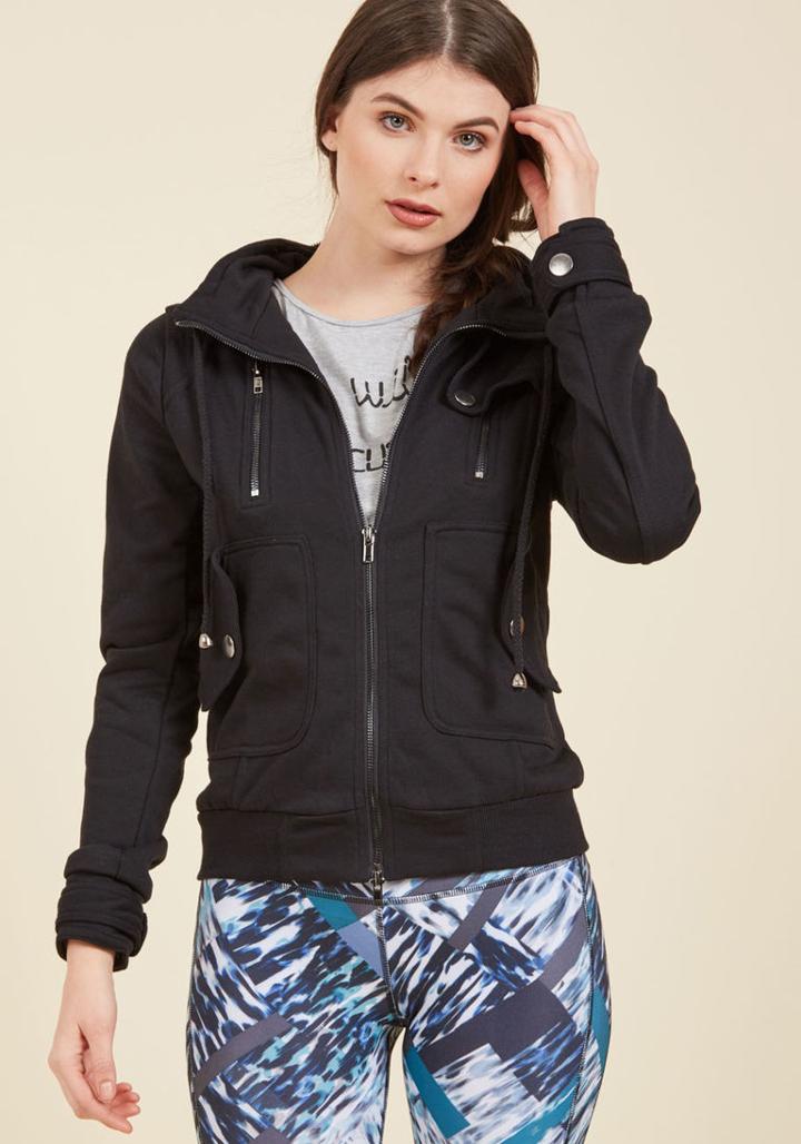  Leipzig Hoodie In Black In Xs