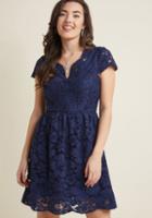 Wendybird Make Way For Winsome Lace Dress In Navy In 6