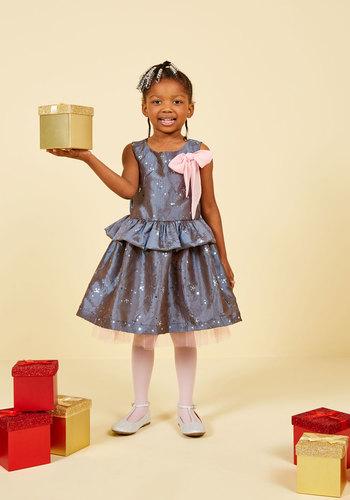 Twinkle Like Tinsel Dress - 2t-8y In 2t