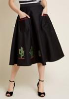 Collectif Collectif Thorn This Way Midi Skirt In 18 (uk)