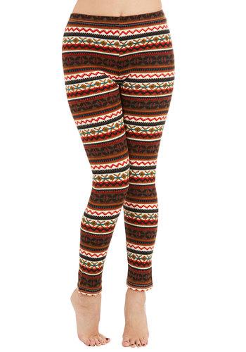 Angie Are We Cabin Fun Yet? Leggings In Autumn