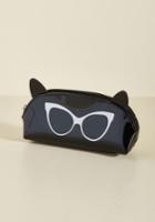 Perversesunglasses I Can See Ear-ly Now Pouch In Black