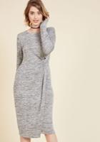  Waist Knot, Want Not Sweater Dress In Xs