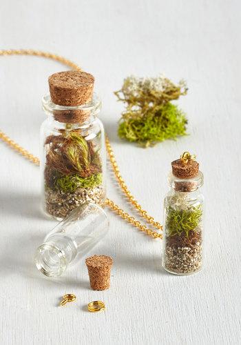 Makerskitinc On-the-go Environment Diy Terrarium Necklace Kit