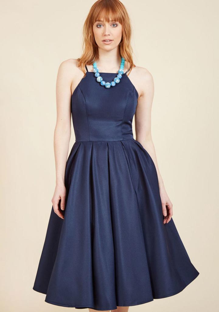  Beloved And Beyond Midi Dress In Navy In 6
